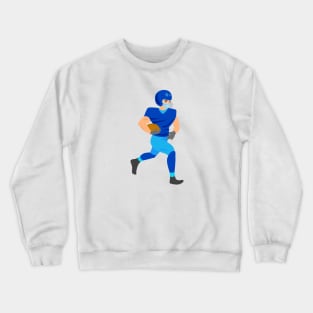 Football player with a mask Crewneck Sweatshirt